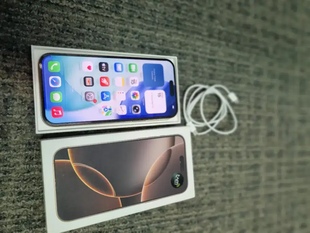 IPhone 16 Pro Max 256GB Ibox Fullset 100% Mulus