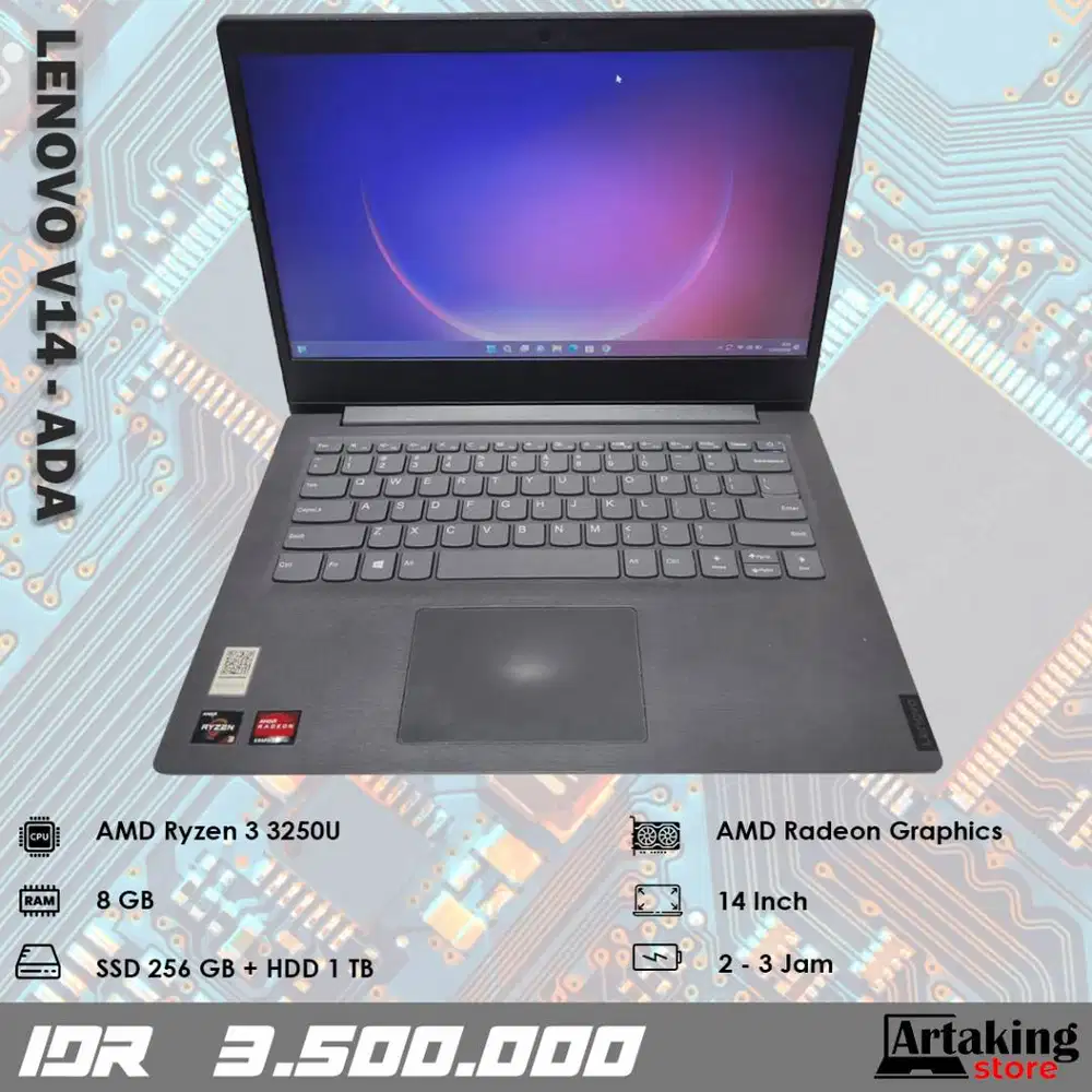 Lenovo Thinkpad L14 - Ryzen 5 - Ram 8 GB - SSD 256 GB