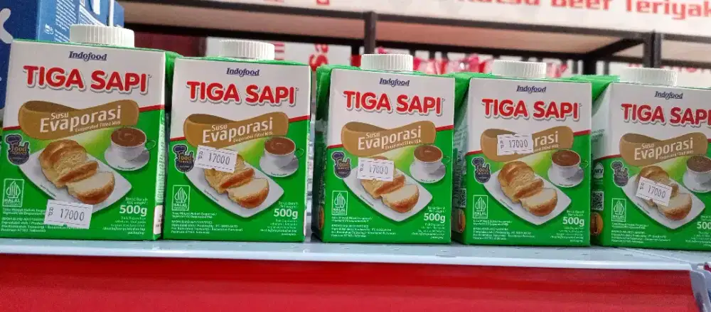 Susu Evaporasi Tiga Sapi 500gr