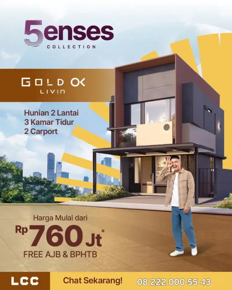 Gold Ok Livin 5enses Collection Lippo Cikarang