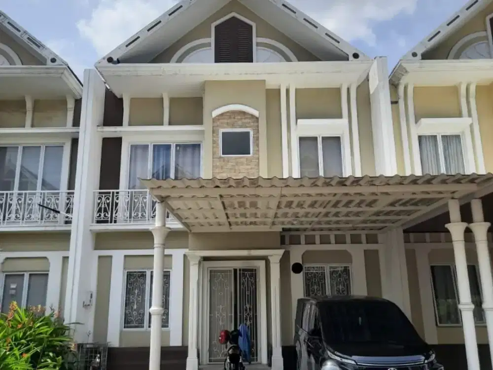 Disewakan rumah murah 2lantai di Cluster South Thames Jakarta Garden City Jakarta Timur siaphuni minimalis modern