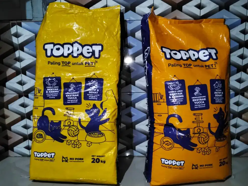 Makanan kucing toppet 20kg