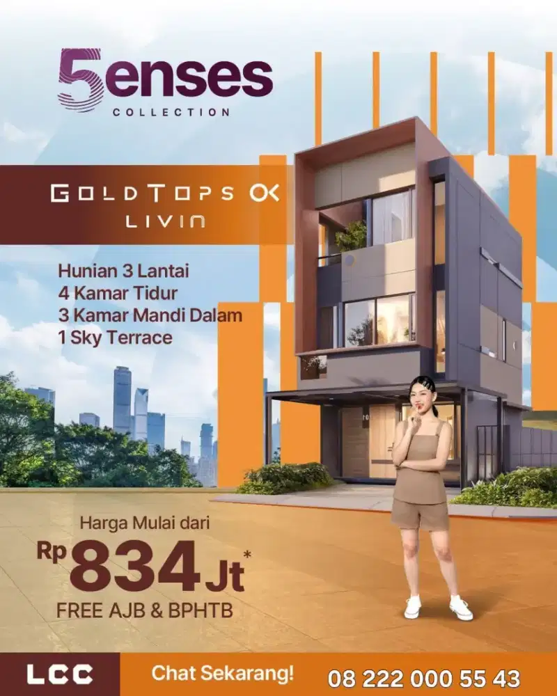 Gold Tops Ok Livin 5enses Collection Lippo Cikarang