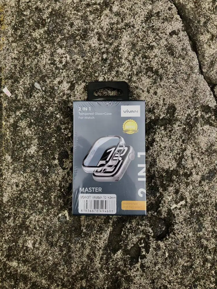 Vivan VGW01T 2in1 Tempered Glass With Cover For iWatch 10 42mm