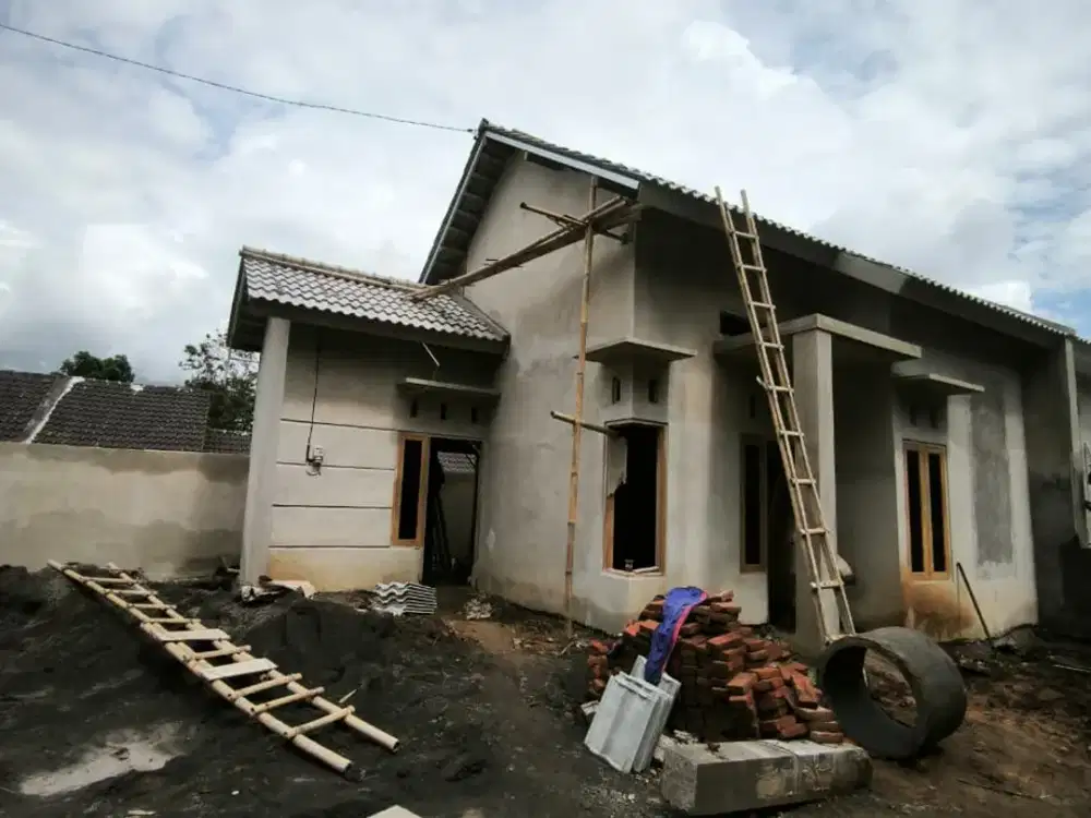 Dijual rumah proses finishing dalam cluster akses one gate