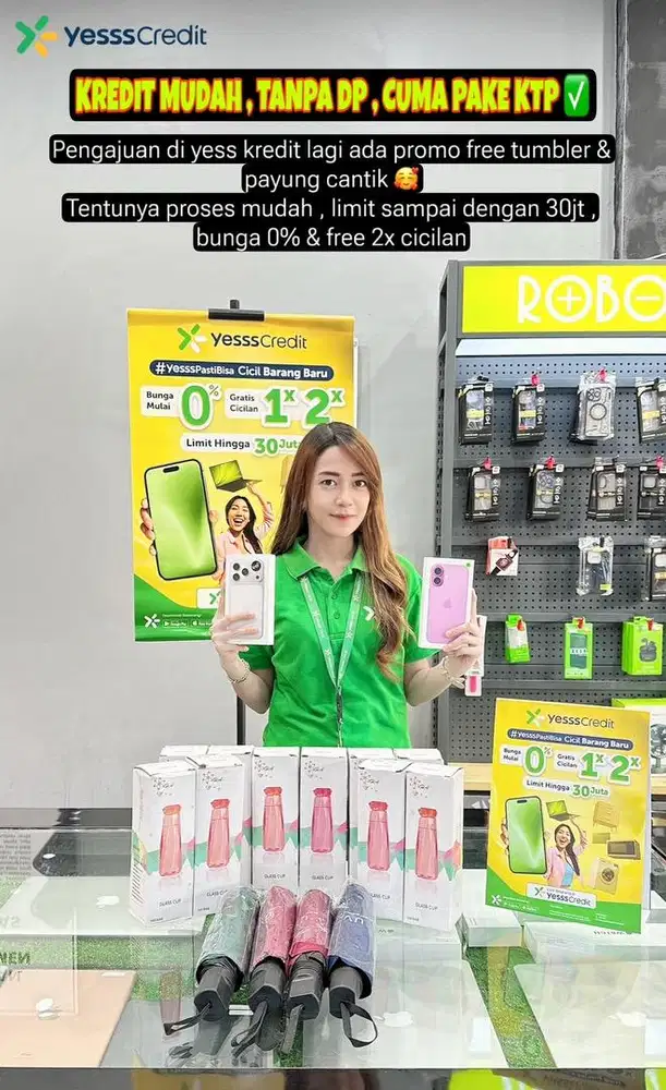 Promo kredit hp iphone 16 bunga 0% free 2x cicilan