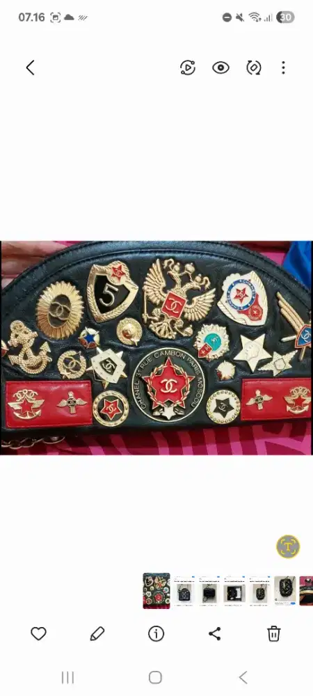 Tas chanel moscow rare ..