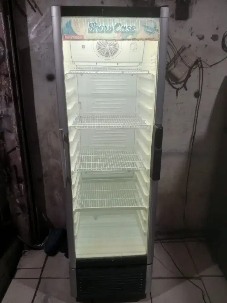 Jual showcase kulkas pendingin minuman ukuran tinggi 170 cm