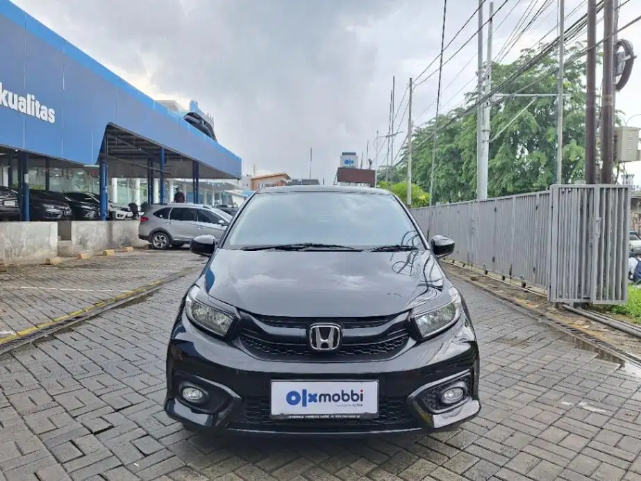 DP RINGAN Honda Brio Satya 1.2 E Bensin-AT 2019 Hitam CAAEF