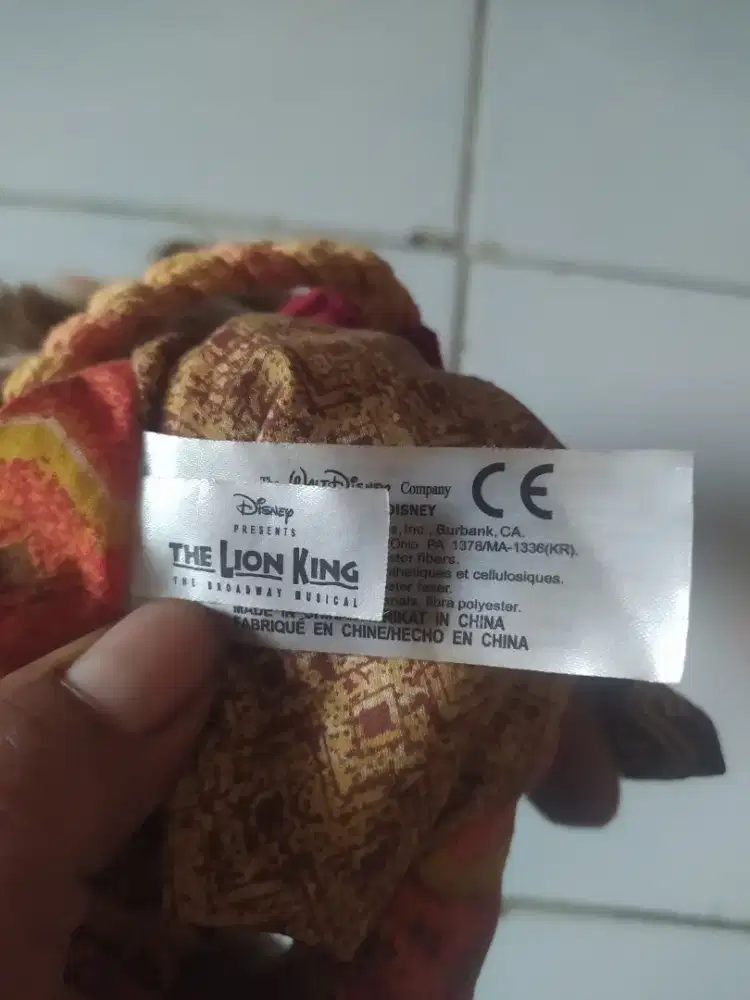 boneka plush simba Lion king Disney