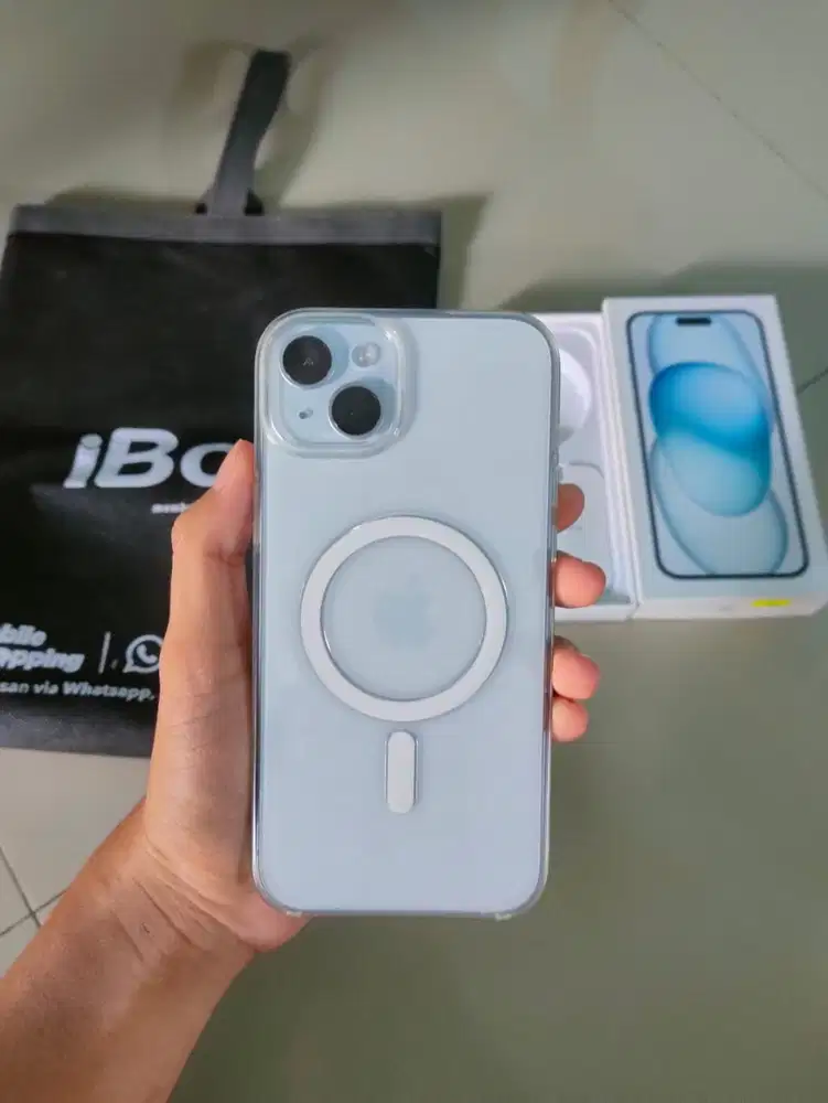 Iphone 15 plus ibox (bekas tapi kaya baru)