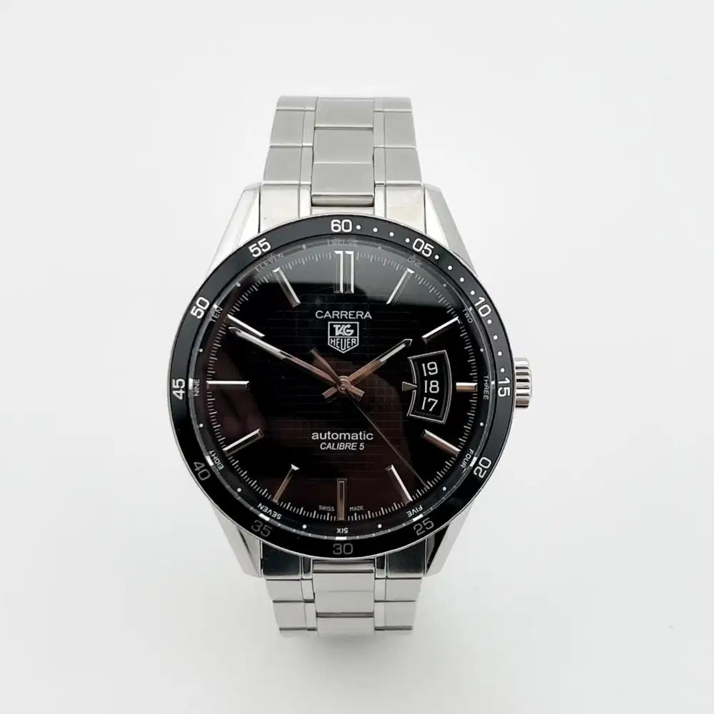 TAG Heuer Carrera Automatic Calibre 5 Black Dial, WV211M