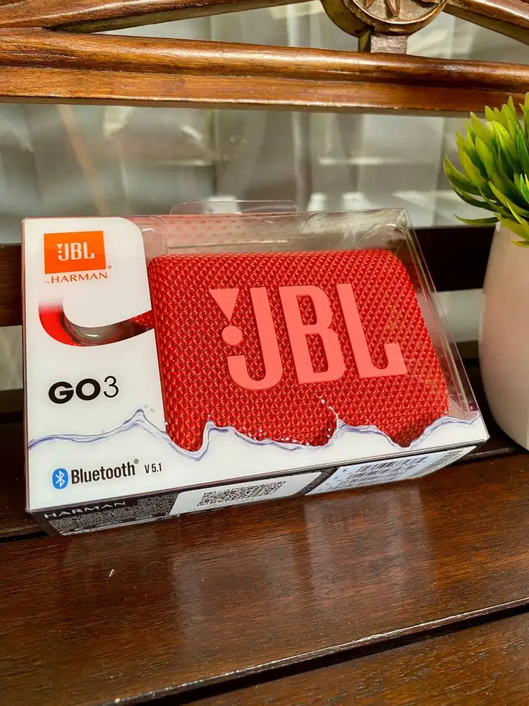 JBL GO 3 Original 100% Speaker Bluetooth Nirkabel Portabel Tahan Air