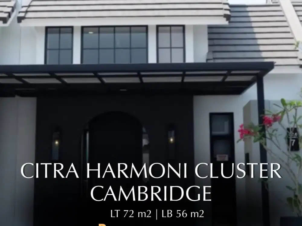 Rumah Citra Harmoni Cluster Cambridge Sidoarjo