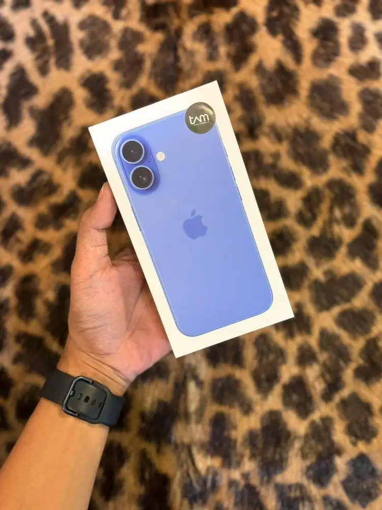New iPhone 16 128GB Resmi (Blue)