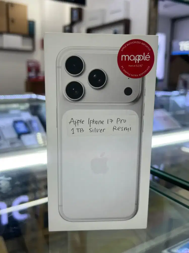 Apple IPhone 17 Pro 1TB Silver New BNIB Garansi IBOX
