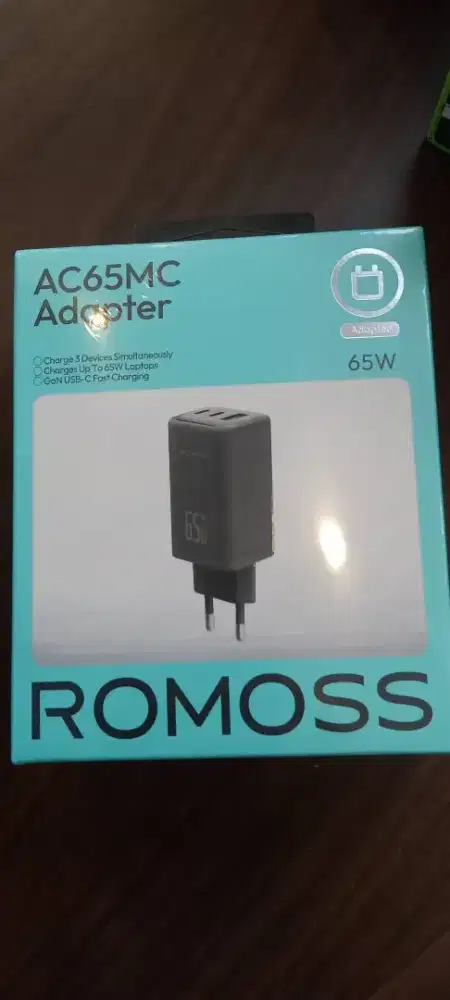 Romoss Kepala Charger Adaptor AC65MC