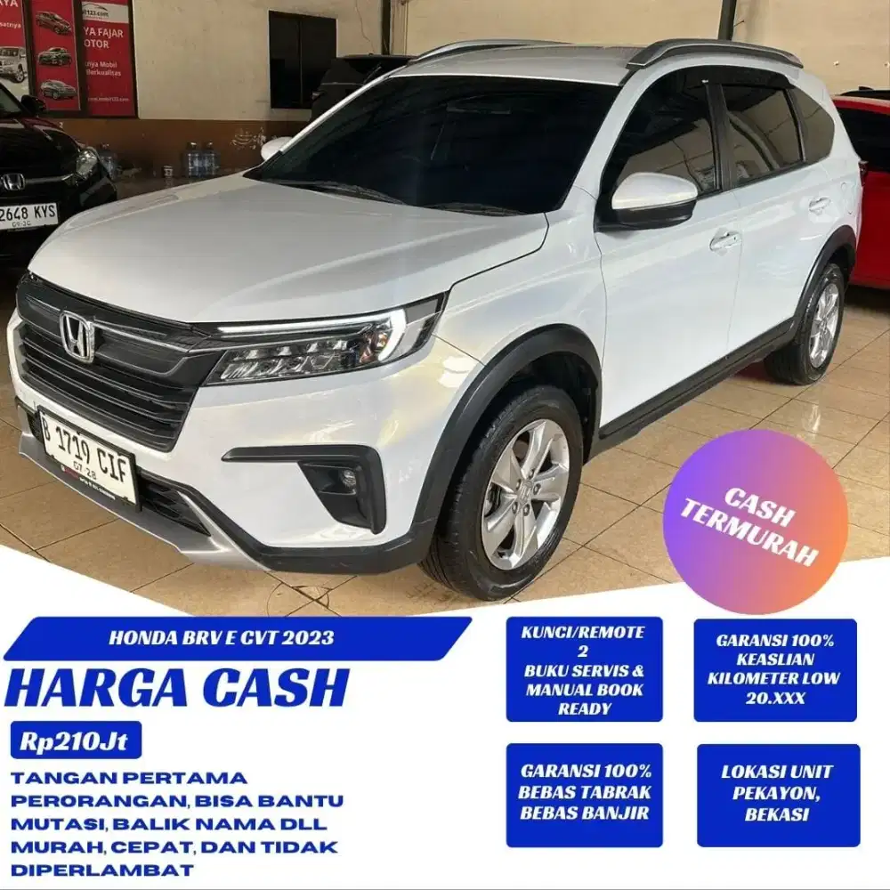 [CASH TERMURAH] Honda BRV E MATIC 2023