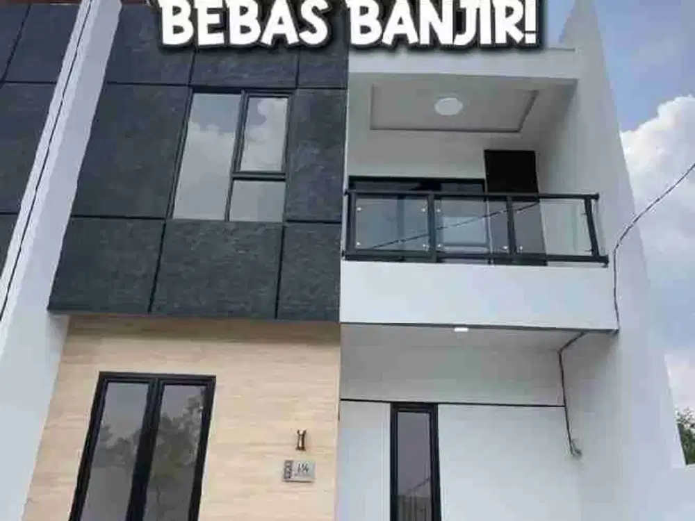 Rumah 2 lantai Modern minimalis di Jakabaring Palembang