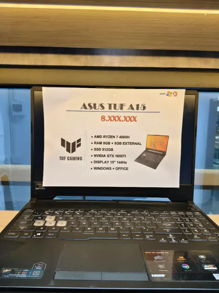 Asus TUF A15 Ryzenn 7