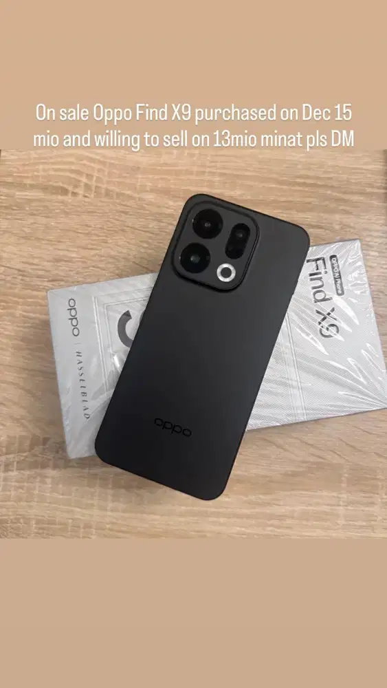 Oppo Find X9 Like New 12/256GB