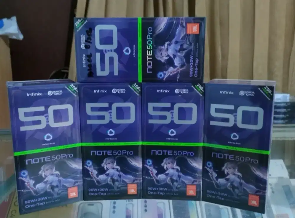 New Infinix Note 50 Pro Ram 8/256 GB Garansi Resmi 1 Tahun