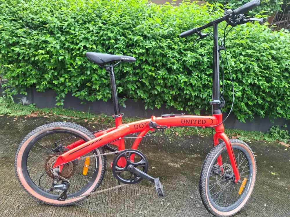Sepeda lipat united dot speed 9 alloy