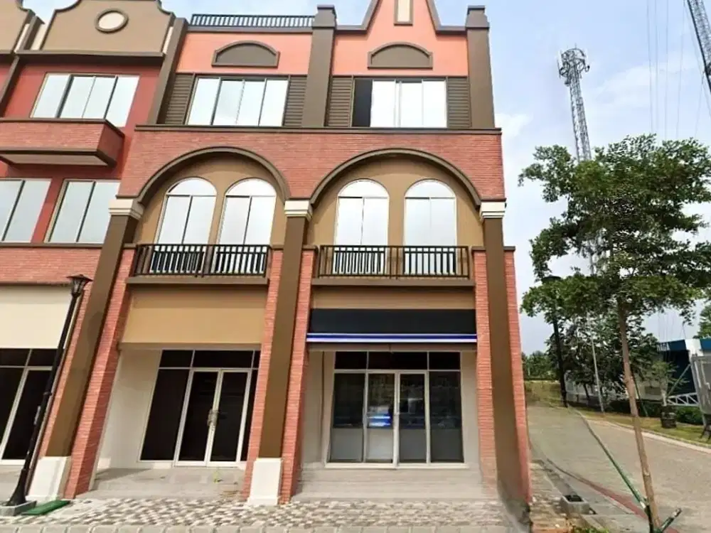 Termurah Ruko La Riviera Tipe Garden PIK 2 3lt 4,5x15 Samping Lawson Strategis