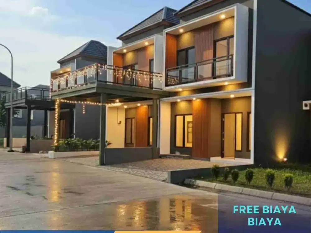 Rumah cluster exclusive one gate system jatiwarna lokasi pinggir jalan raya utama jatiwarna 5menit ke tol Jatiwarna Anti banjir