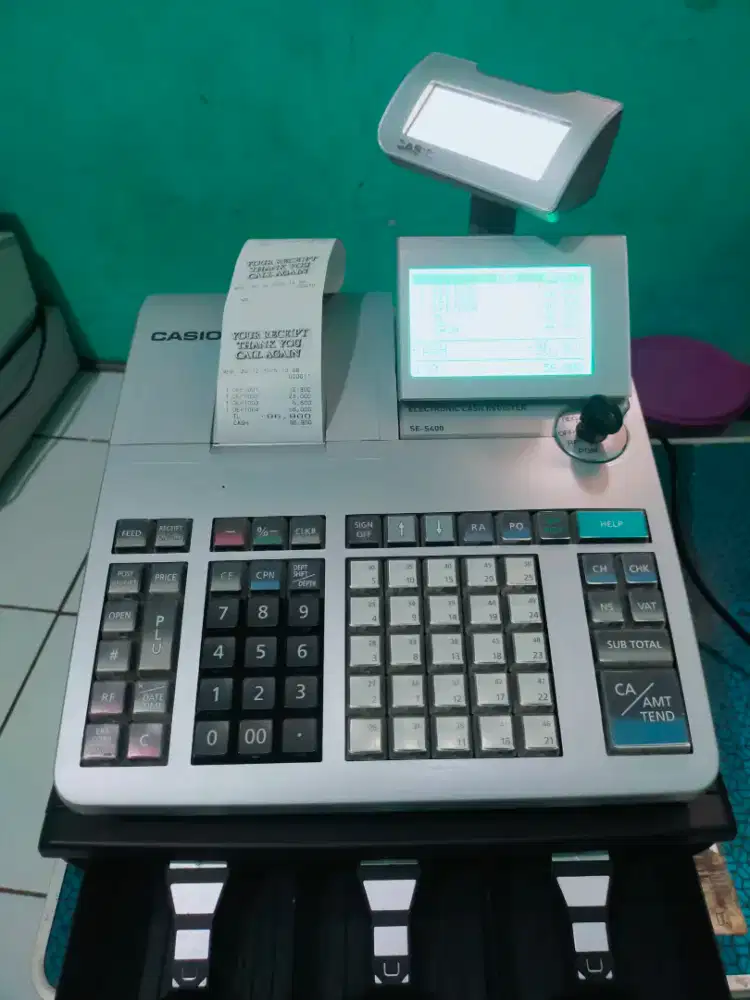 Mesin kasir/ Cash register Casio S400
