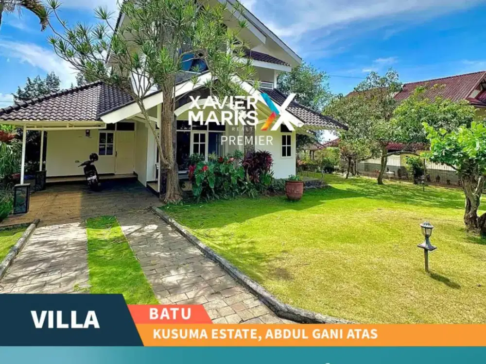 Dijual Villa Full Furnish Kawasan Wisata di Kusuma Estate Batu
