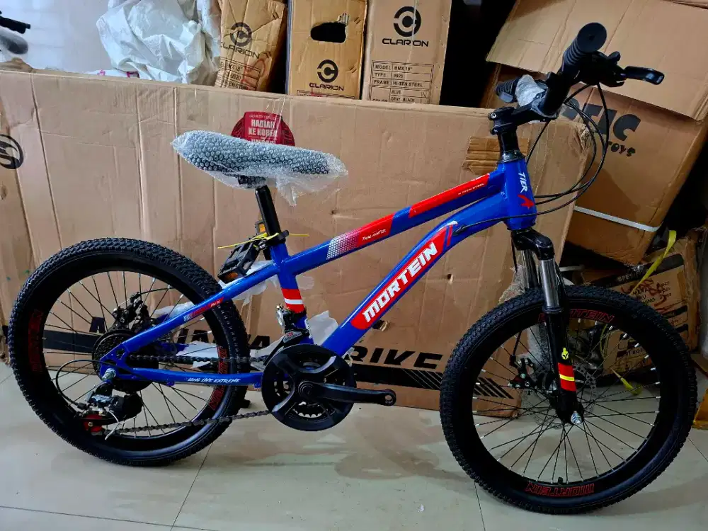 Sepeda Gunung MTB 20 Inch PMB TRAIL HUNTER Mortein MN 181 BIRU / BLUE