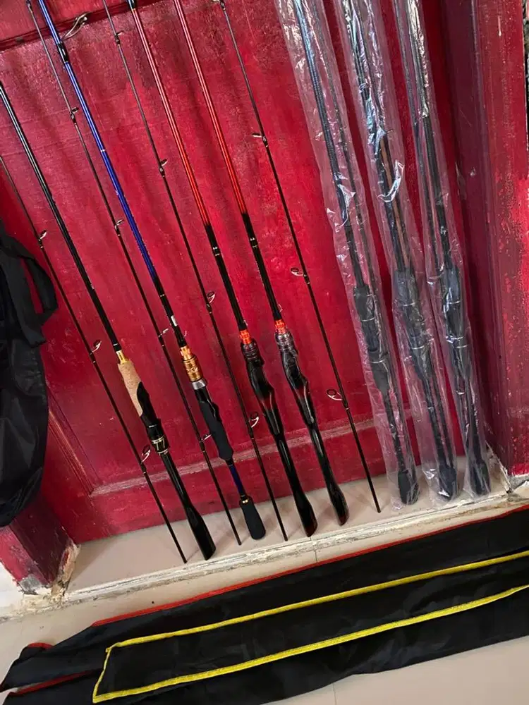 Joran pancing Sambung 2 Carbon Hollow 2.10 Meter BARU