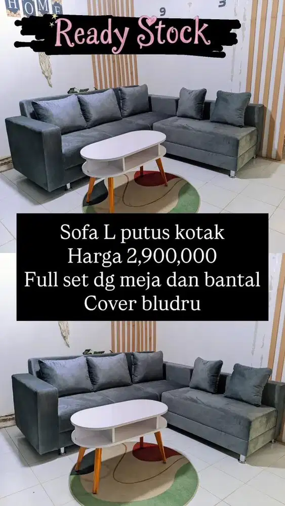 Sofa tamu ready