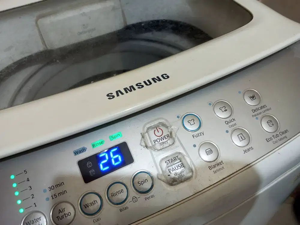 DIJUAL MESIN CUCI MERK SAMSUNG 7 KG