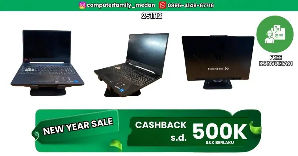 ASUS TUF GAMING F15 FX506HF INTEL COREI5 11400H RAM 16/512 SSD