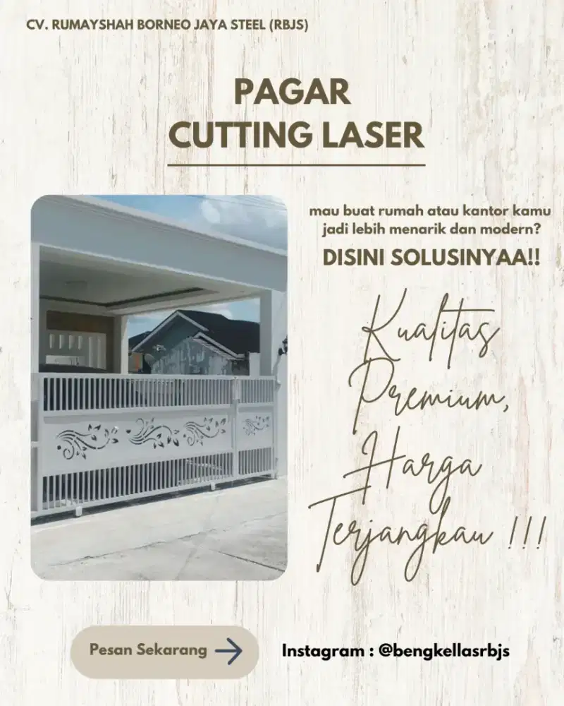 PAGAR CUTTING LASER