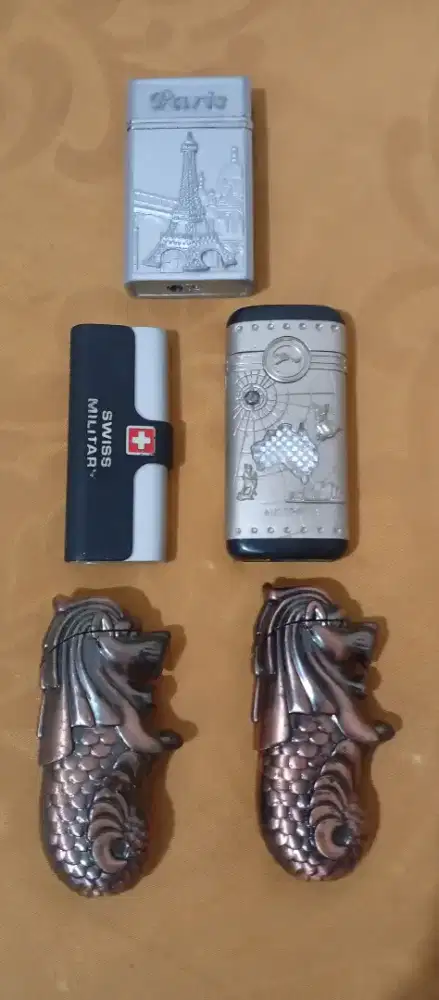 Korek Api Gas Aneka Negara - ORIGINAL