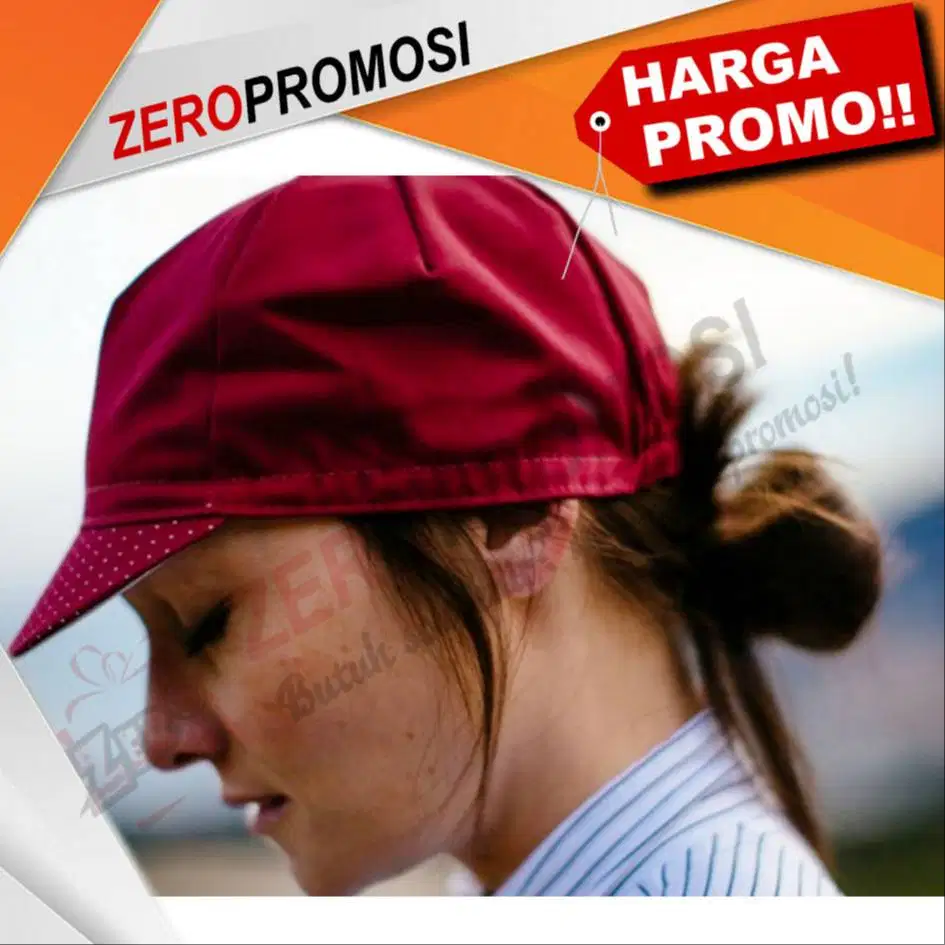 Cycling Cap Topi Sepeda Custom logo