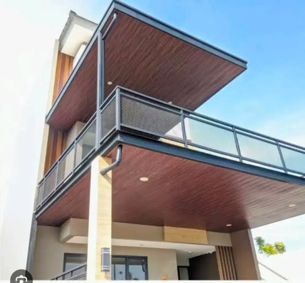 Kanopi baj ringan plavon pvc dan besi hollow