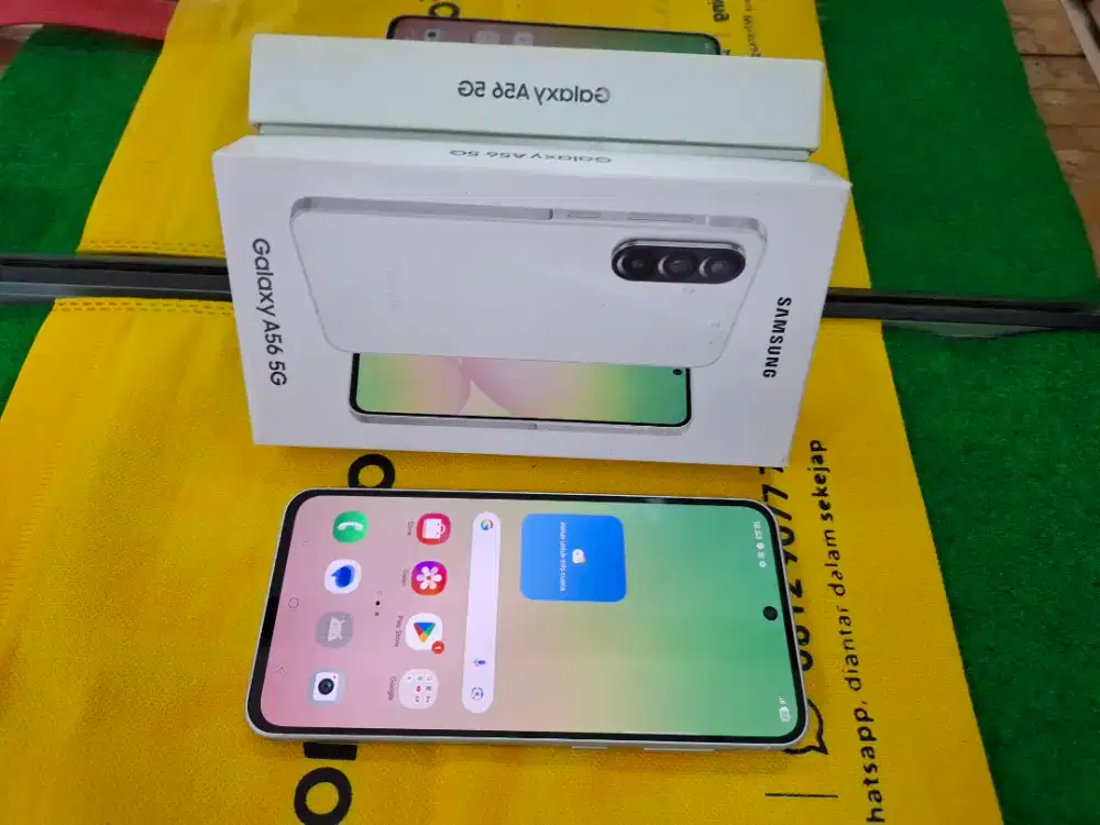 Samsung A56 5G 8/256 gb mulus no minus lengkap gransi activ