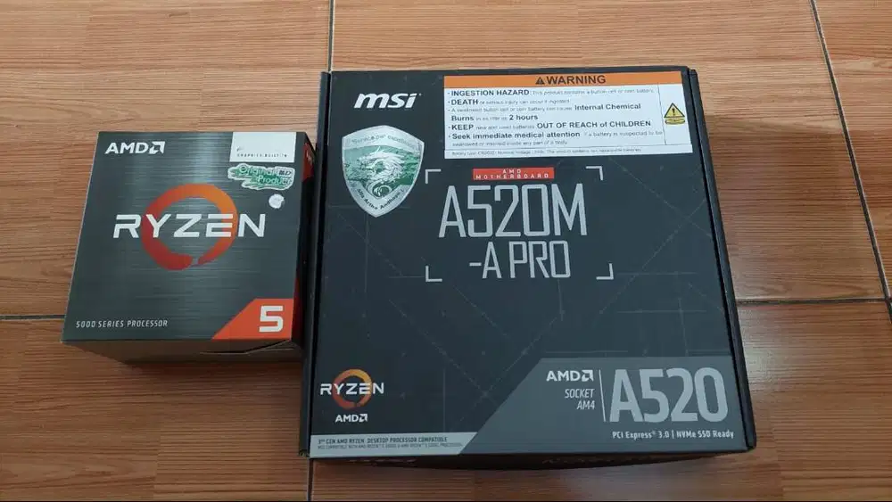 Ryzen 5 5600G + MSI A520M A Pro