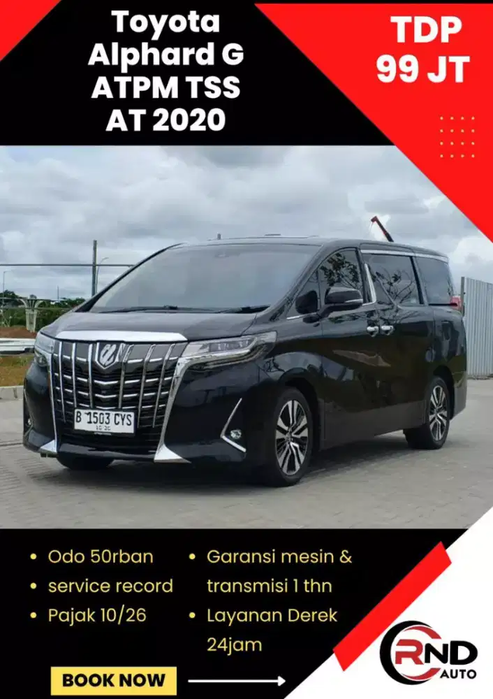 Toyota Alphard G at 2020