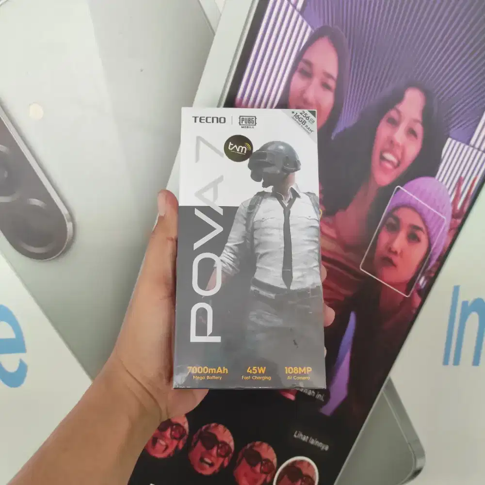 FAST RESPON WA Tecno Pova 7 8+8/256 Garansi resmi 13bln