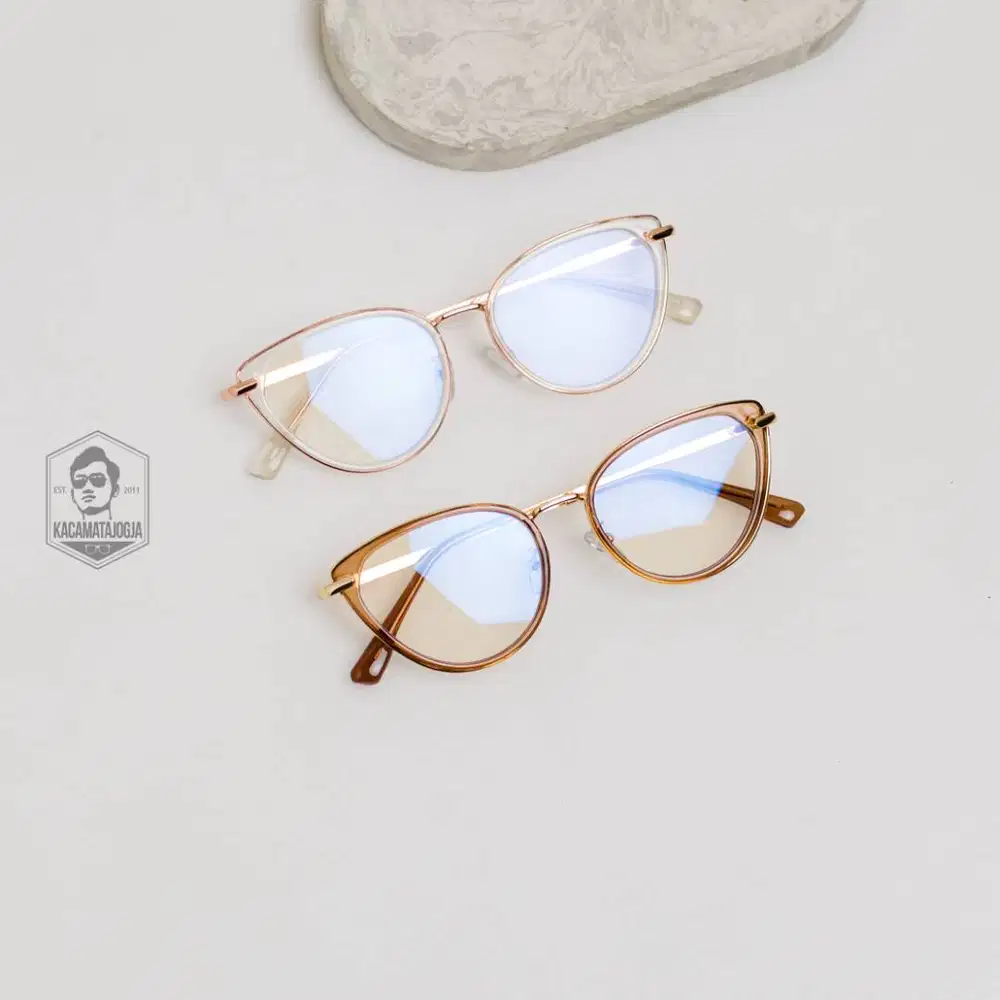 Kacamata Jogja - Kacamata Wanita Model Cat Eye Cantik - Narada 03