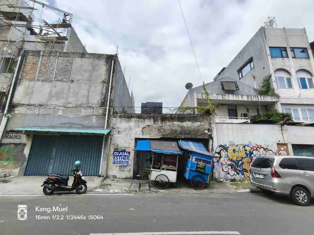 Kavling lokasi sangat strategis & ramai di Gunung Sahari