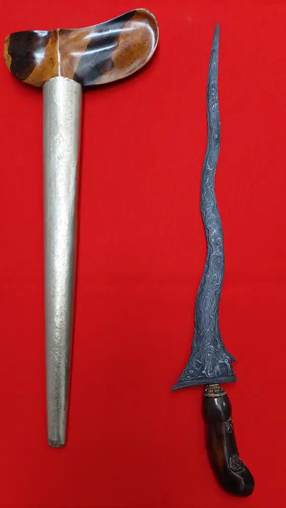 Keris Luk 5 Kebo Dhemgen Sepuh Otentik