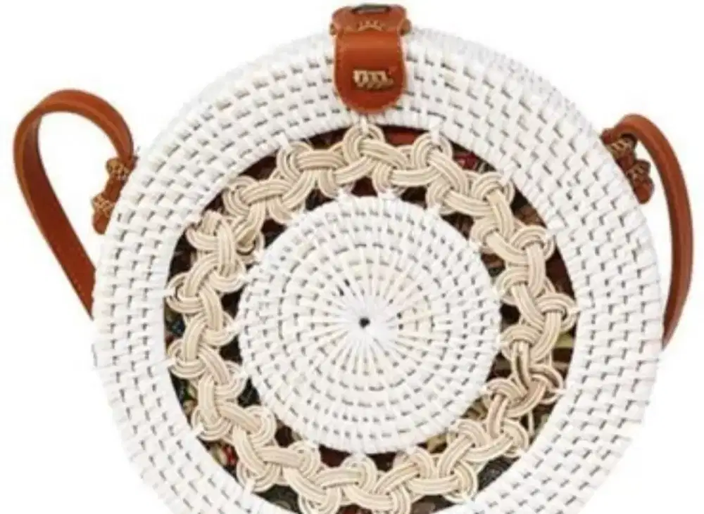 JUAL TAS RAJUN ROTAN BULAT DARI BALI !!!