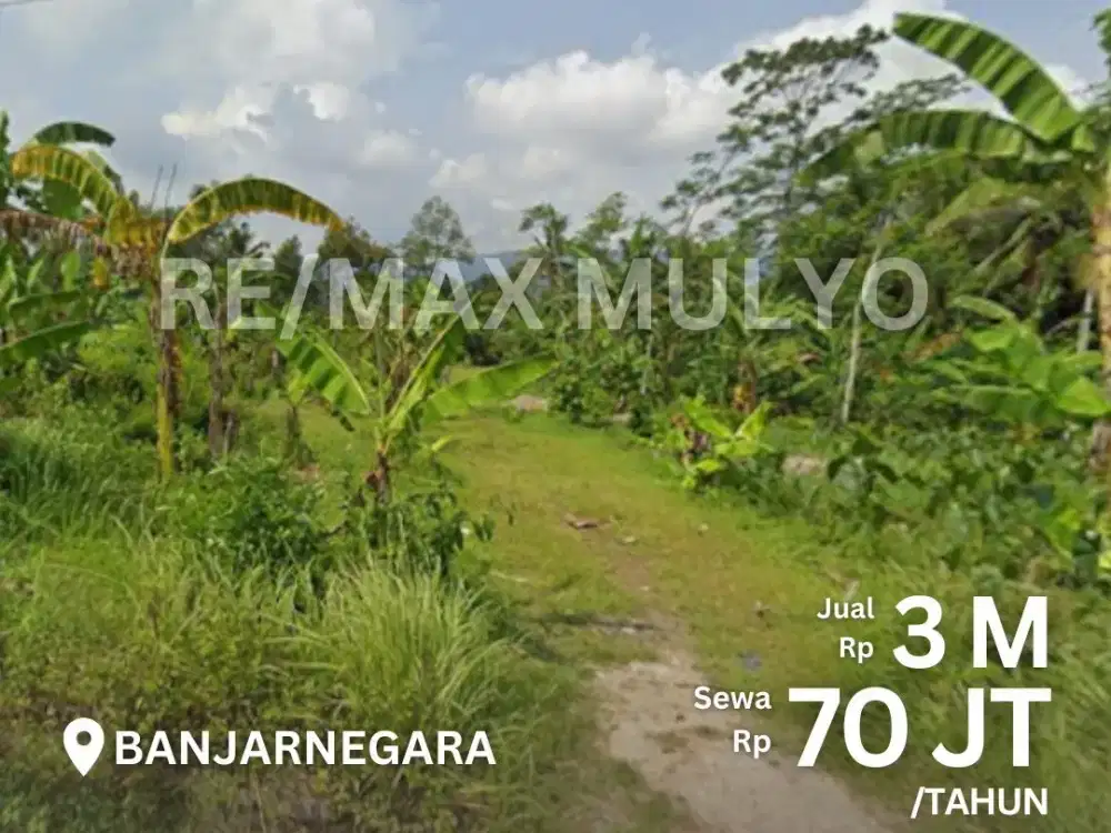 Tanah Dijual Dekat Sekolah Negeri Area Banjarnegara