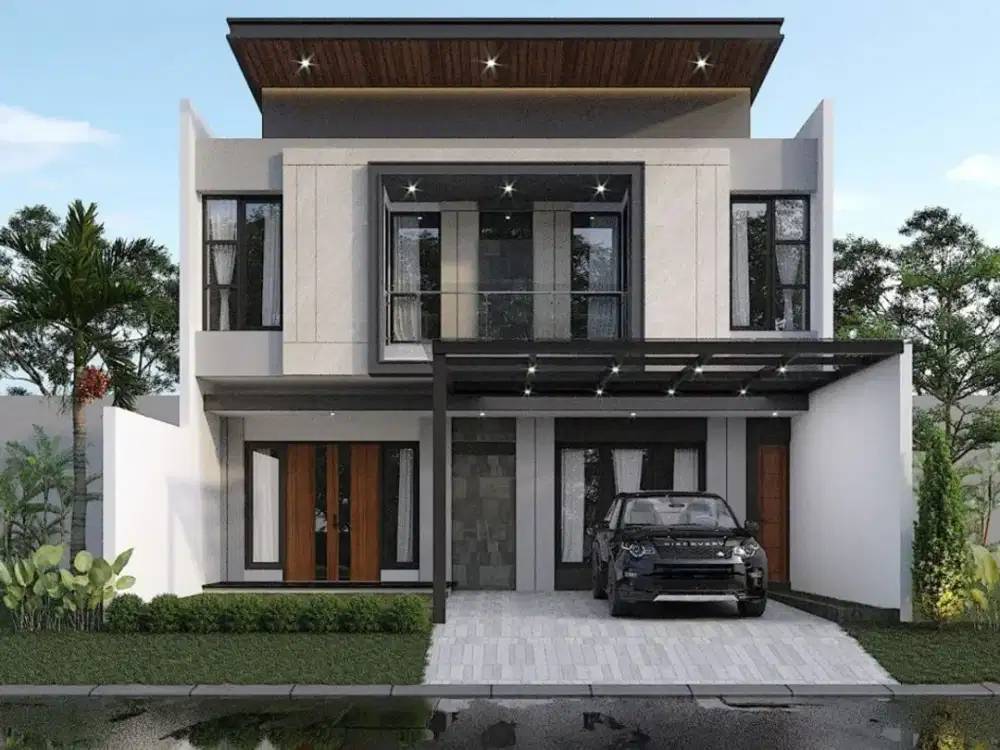 Rumah International Village Citraland NEW MINIMALIS carport 2
